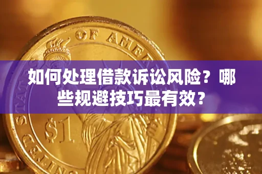 北京如何处理借款诉讼风险？哪些规避技巧最有效？